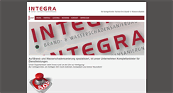 Desktop Screenshot of integra-sanierung.de